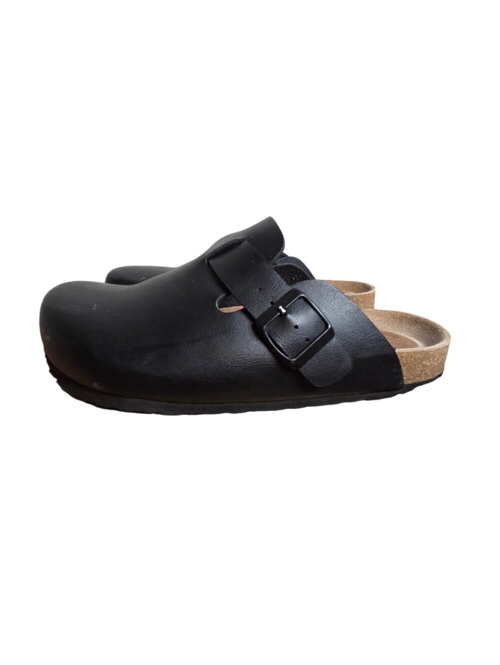 Cushionaire Hana Adjustable Strap Cork Clogs Women's Size 8M